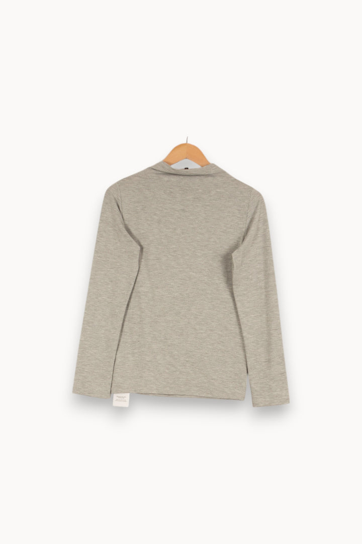 T-shirt gris - Taille S/36 de la marque Caroll | PARAD39418 - Vendu par Paradigme - Image 3