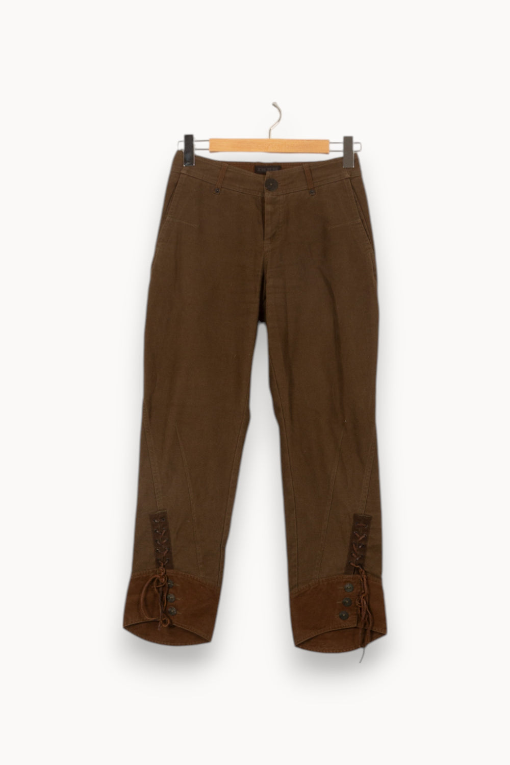 Pantalon Marron - Taille XS/34 de la marque IKKS | PARAD39427 - Vendu par Paradigme - Image 2