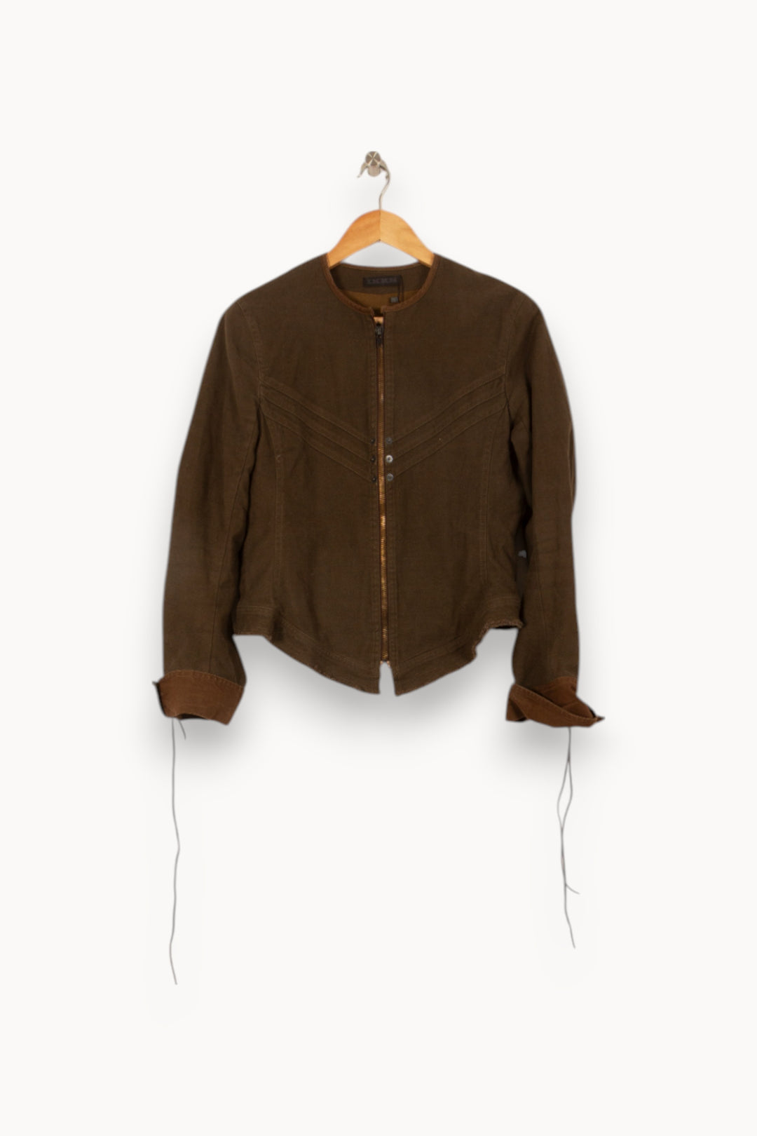 Veste Marron - Taille M/38 de la marque IKKS | PARAD39429 - Vendu par Paradigme - Image 2