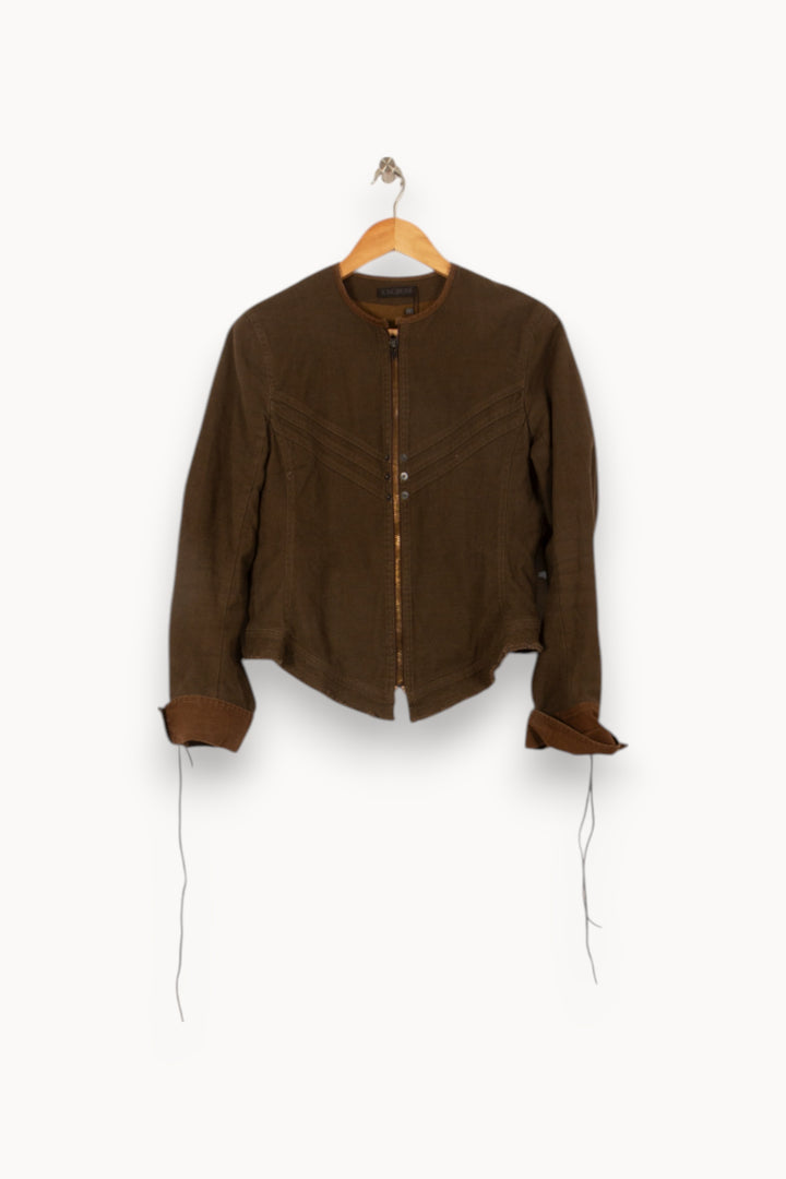 Veste Marron - Taille M/38 de la marque IKKS | PARAD39429 - Vendu par Paradigme - Image 2