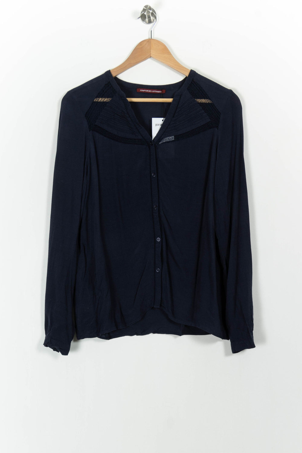 Blouse Bleue - Taille L/40 de la marque Comptoir des Cotonniers | PARAD39437 - Vendu par Paradigme - Image 2