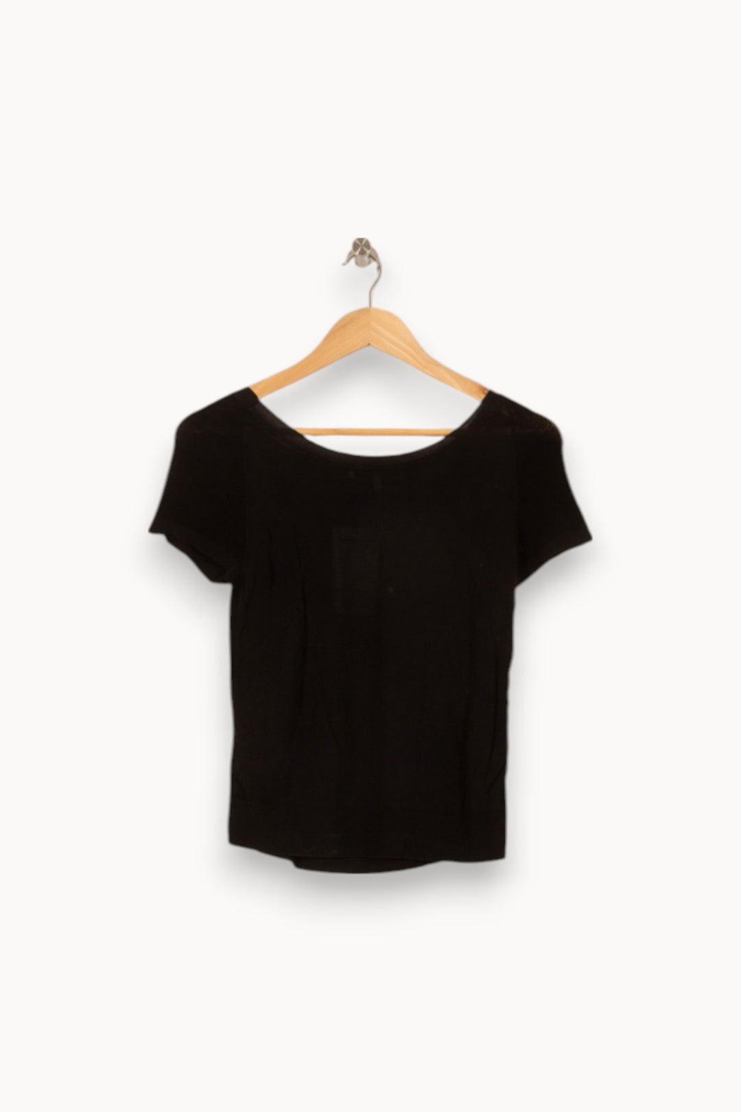Tee-shirt Noir - Taille S/36 de la marque Gerard Darel | PARAD39441 - Vendu par Paradigme - Image 4