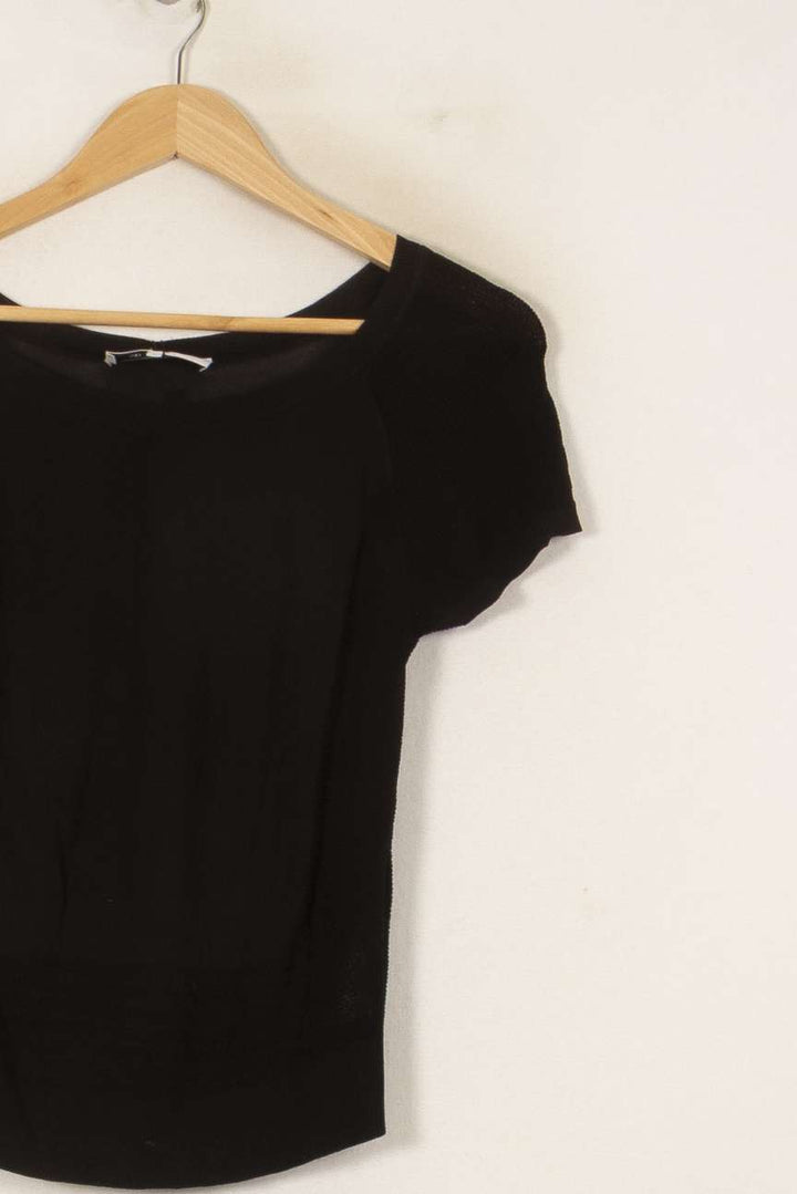 Tee-shirt Noir - Taille S/36 de la marque Gerard Darel | PARAD39441 - Vendu par Paradigme - Image 3