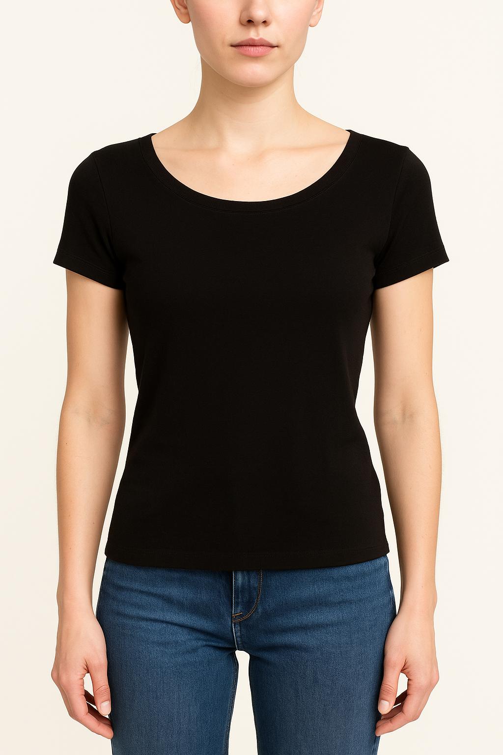 Tee-shirt Noir - Taille S/36 de la marque Gerard Darel | PARAD39441 - Vendu par Paradigme - Image 1