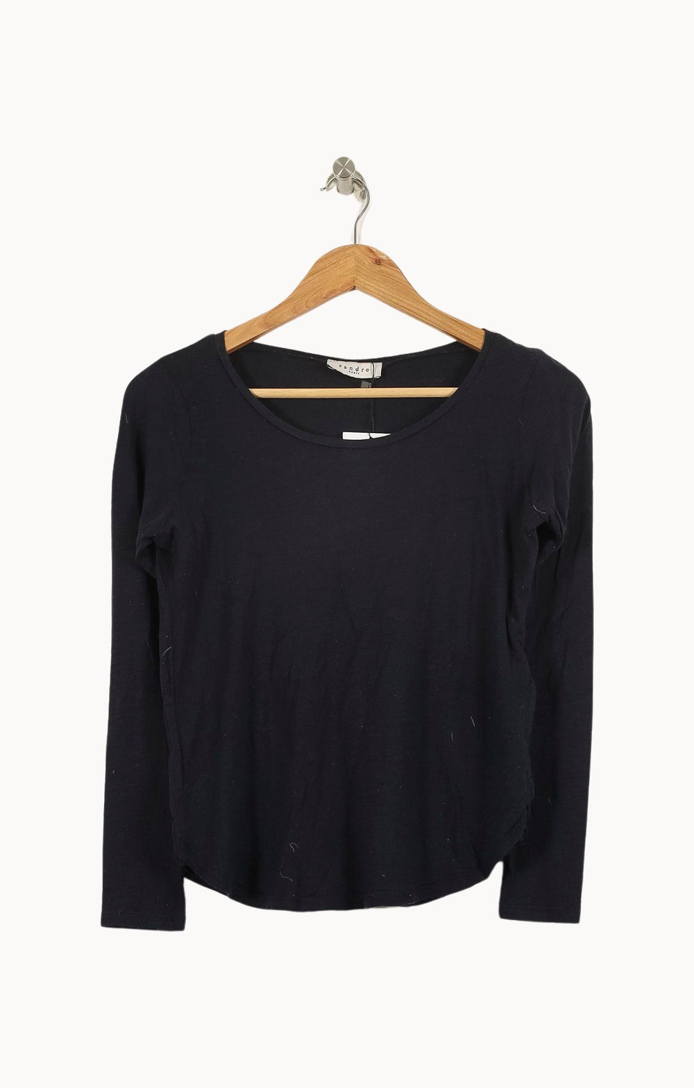 Tee-shirt Manches Longues Bleu - Taille S/36 de la marque Sandro | PARAD39444 - Vendu par Paradigme - Image 2