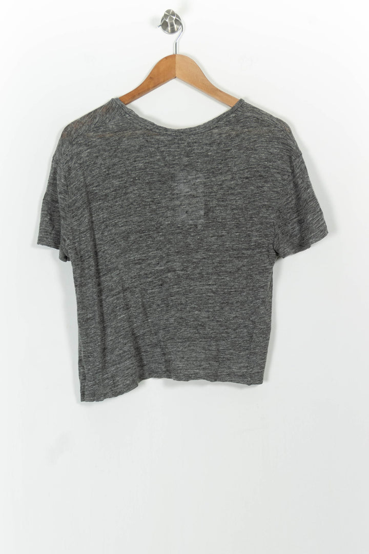 Tee-shirt Gris - Taille M/38 de la marque Sandro | PARAD39445 - Vendu par Paradigme - Image 4