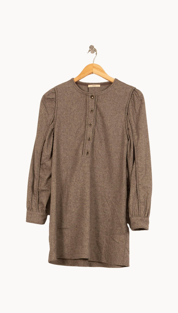Robe Courte Grise - Taille M/38 de la marque Sessùn | PARAD39460 - Vendu par Paradigme - Image 2