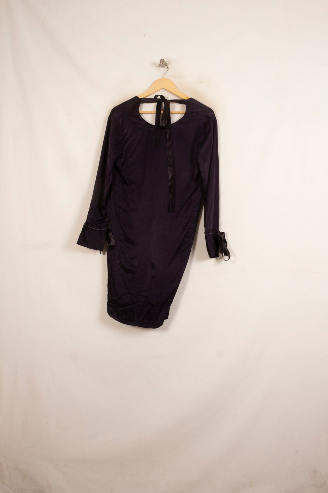 Robe Droite Bleue - Taille S/36 de la marque Sandro | PARAD39485 - Vendu par Paradigme - Image 4