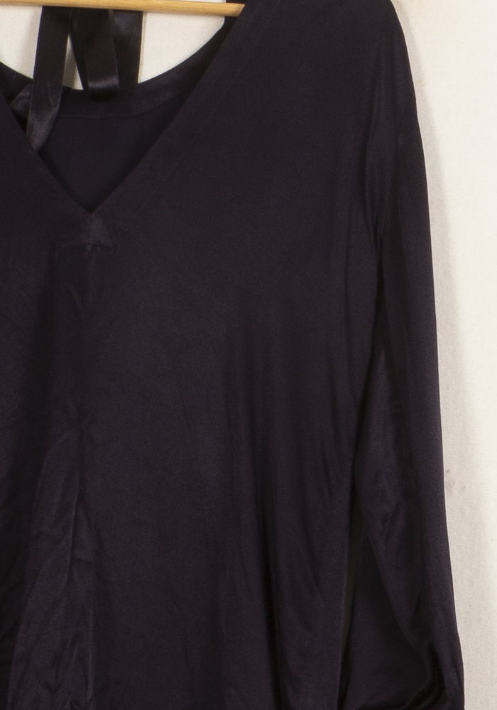 Robe Droite Bleue - Taille S/36 de la marque Sandro | PARAD39485 - Vendu par Paradigme - Image 3