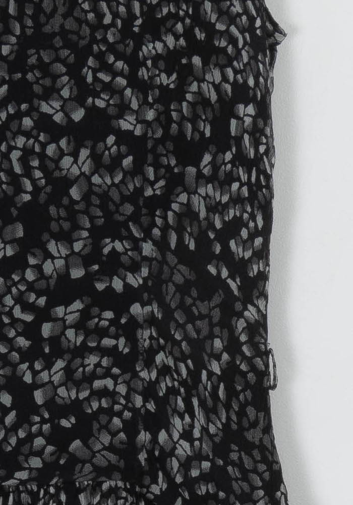 Robe Évasée Noire et Blanche - Taille M/38 de la marque Max Mara | PARAD39493 - Vendu par Paradigme - Image 3