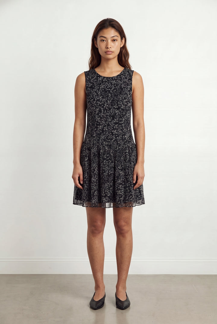 Robe Évasée Noire et Blanche - Taille M/38 de la marque Max Mara | PARAD39493 - Vendu par Paradigme - Image 1