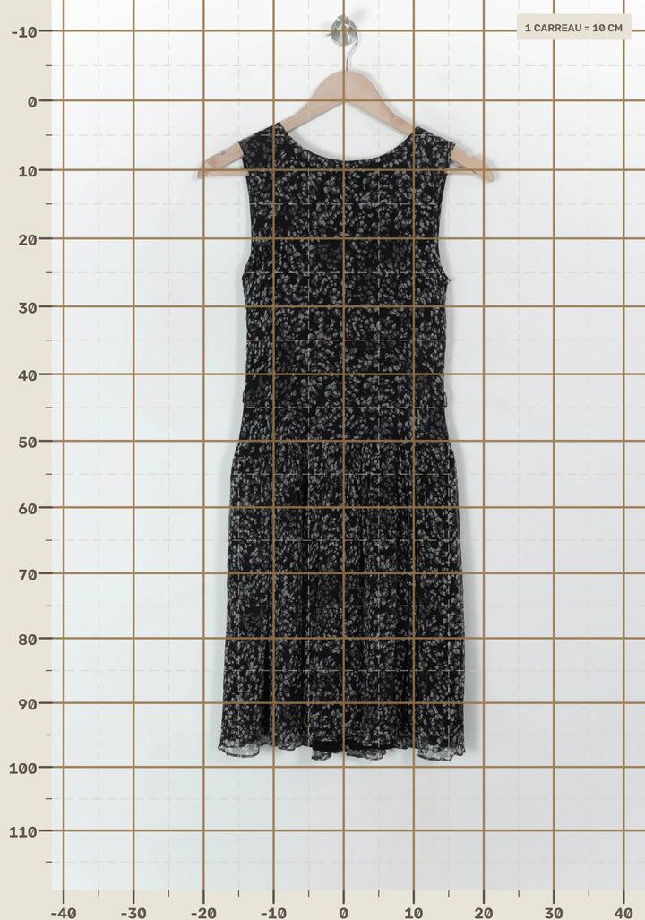 Robe Évasée Noire et Blanche - Taille M/38 de la marque Max Mara | PARAD39493 - Vendu par Paradigme - Image 4