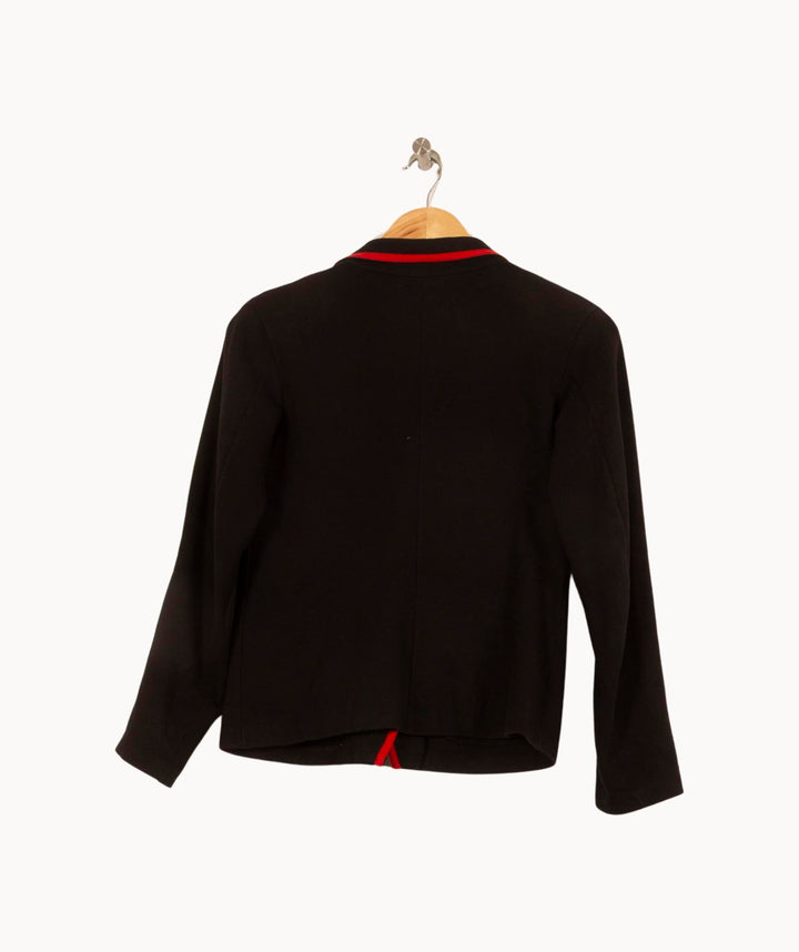 Veste Noire et Rouge - Taille S/36 de la marque Agnès b. | PARAD39496 - Vendu par Paradigme - Image 4