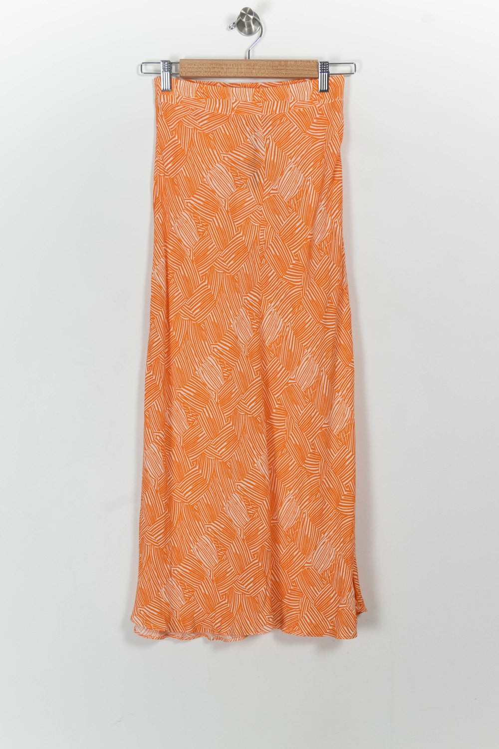 Jupe Orange et Blanche - Taille XS/34 de la marque Roseanna | PARAD39499 - Vendu par Paradigme - Image 2