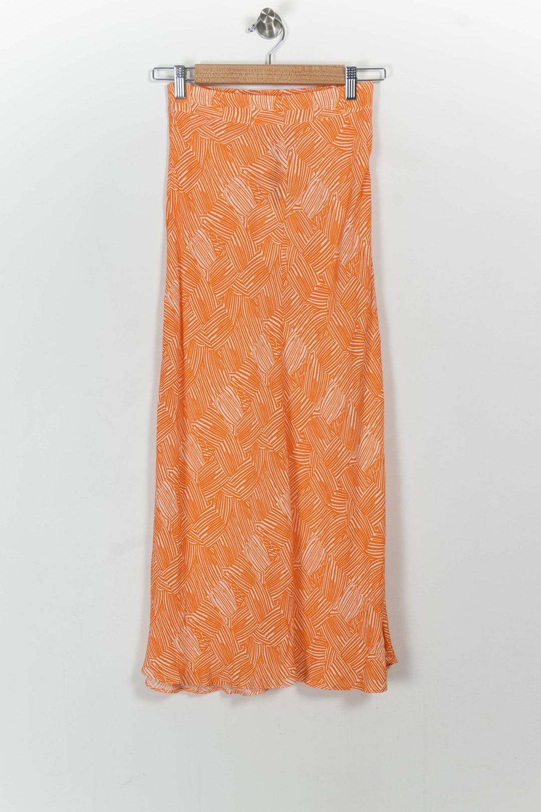 Jupe Orange et Blanche - Taille XS/34 de la marque Roseanna | PARAD39499 - Vendu par Paradigme - Image 2