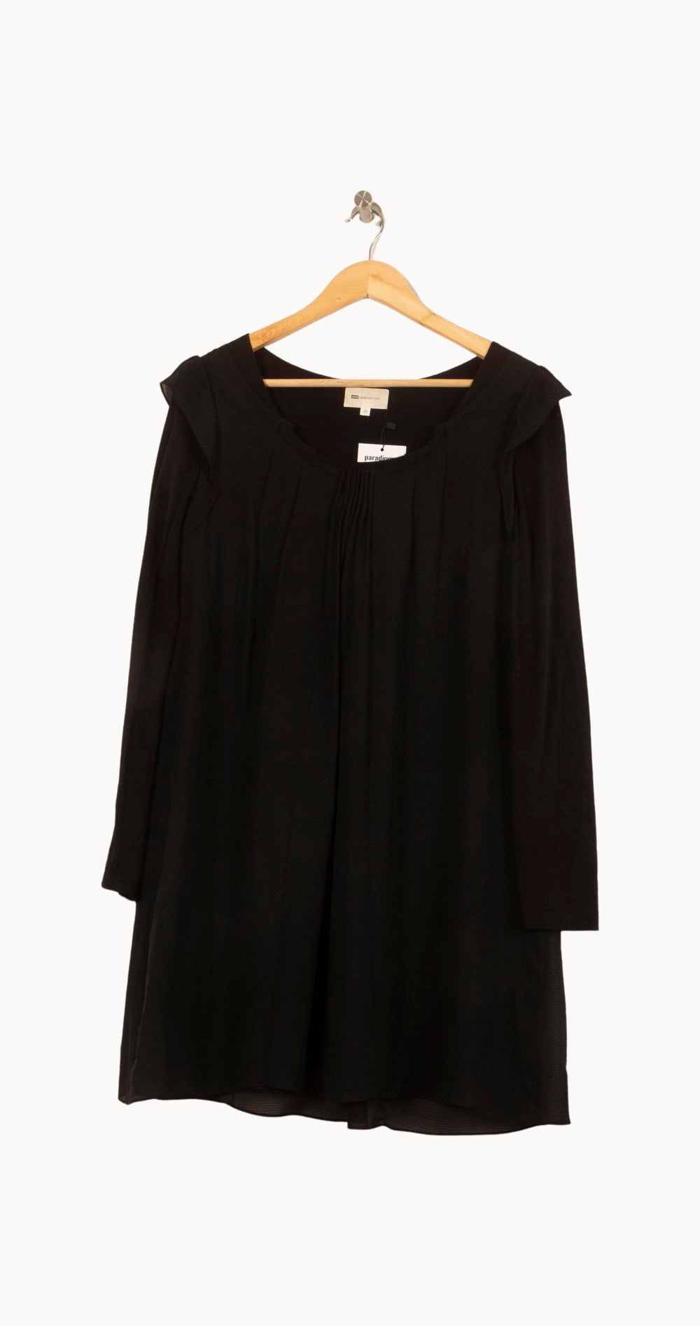 Robe Noire - Taille M/38 de la marque Vanessa Bruno - Athé | PARAD39502 - Vendu par Paradigme - Image 2