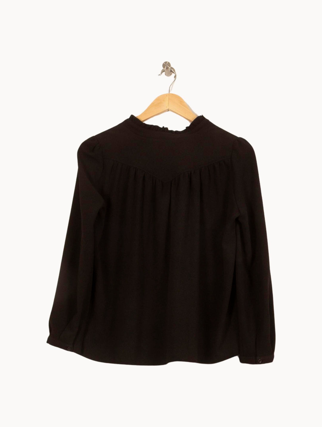 Blouse Noire - Taille XS/34 de la marque ba&sh | PARAD39506 - Vendu par Paradigme - Image 4