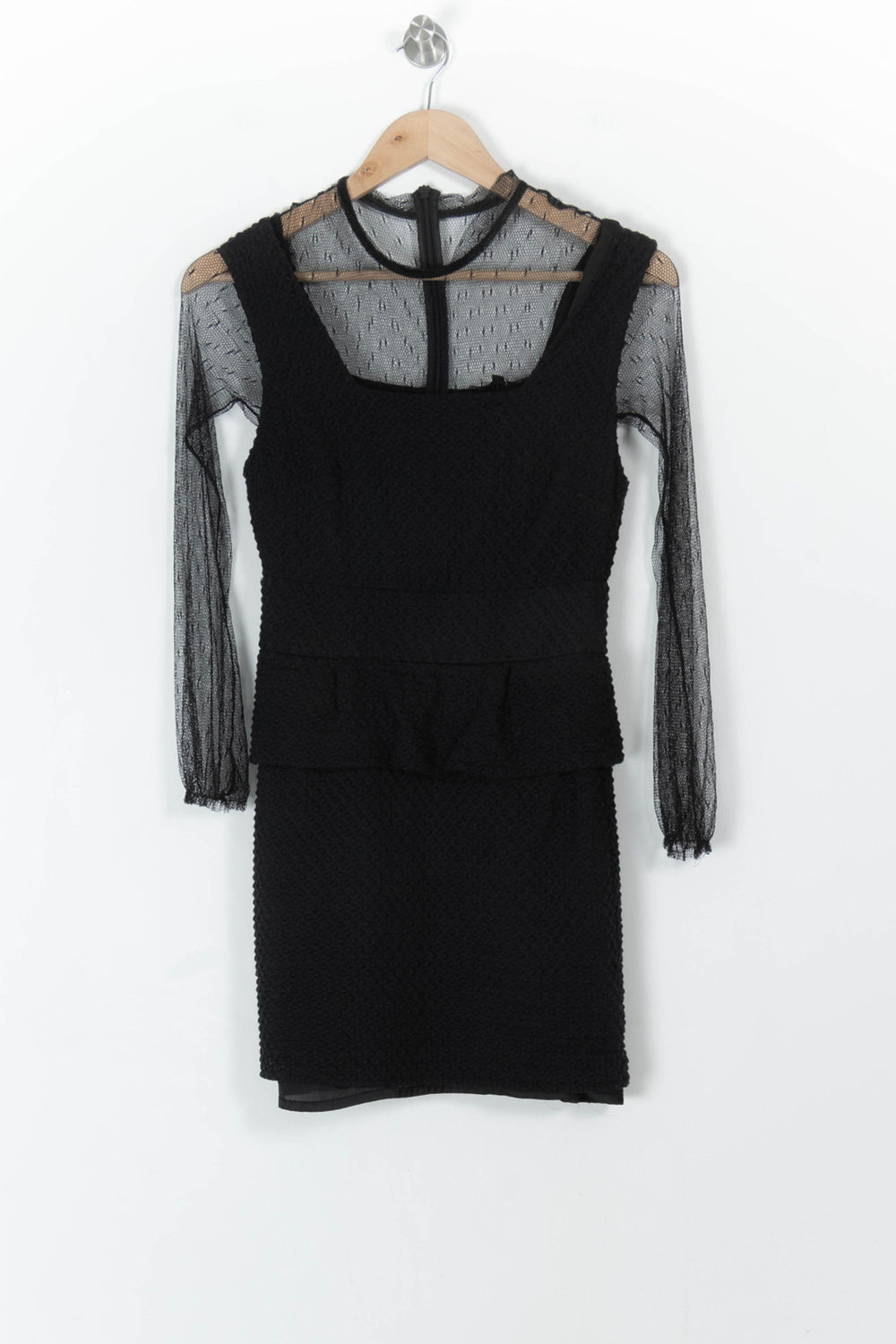 Robe noire - Taille M/38 de la marque Maje | PARAD39533 - Vendu par Paradigme - Image 2
