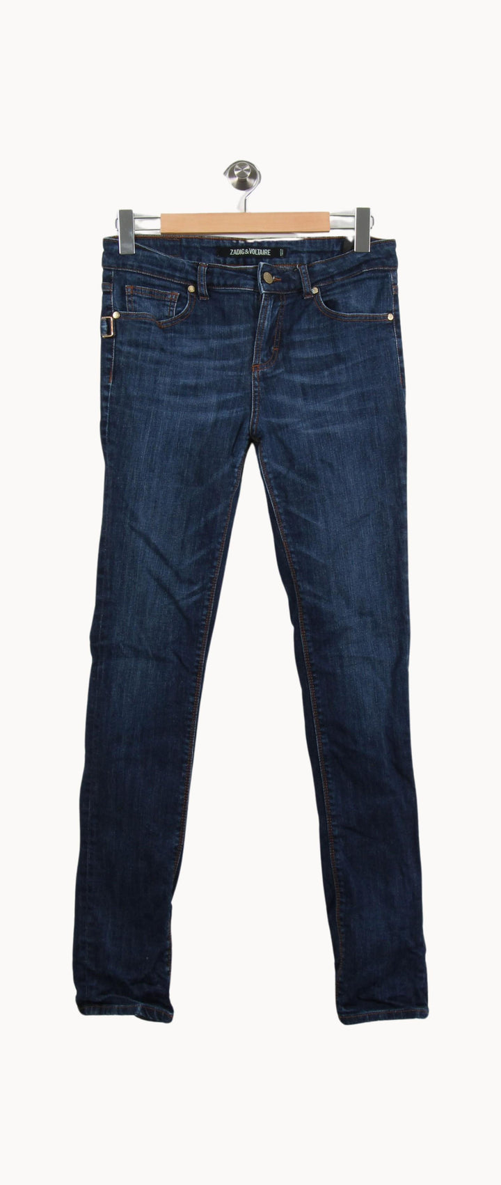Jean Bleu - Taille M/38 de la marque Zadig&Voltaire | PARAD39535 - Vendu par Paradigme - Image 2