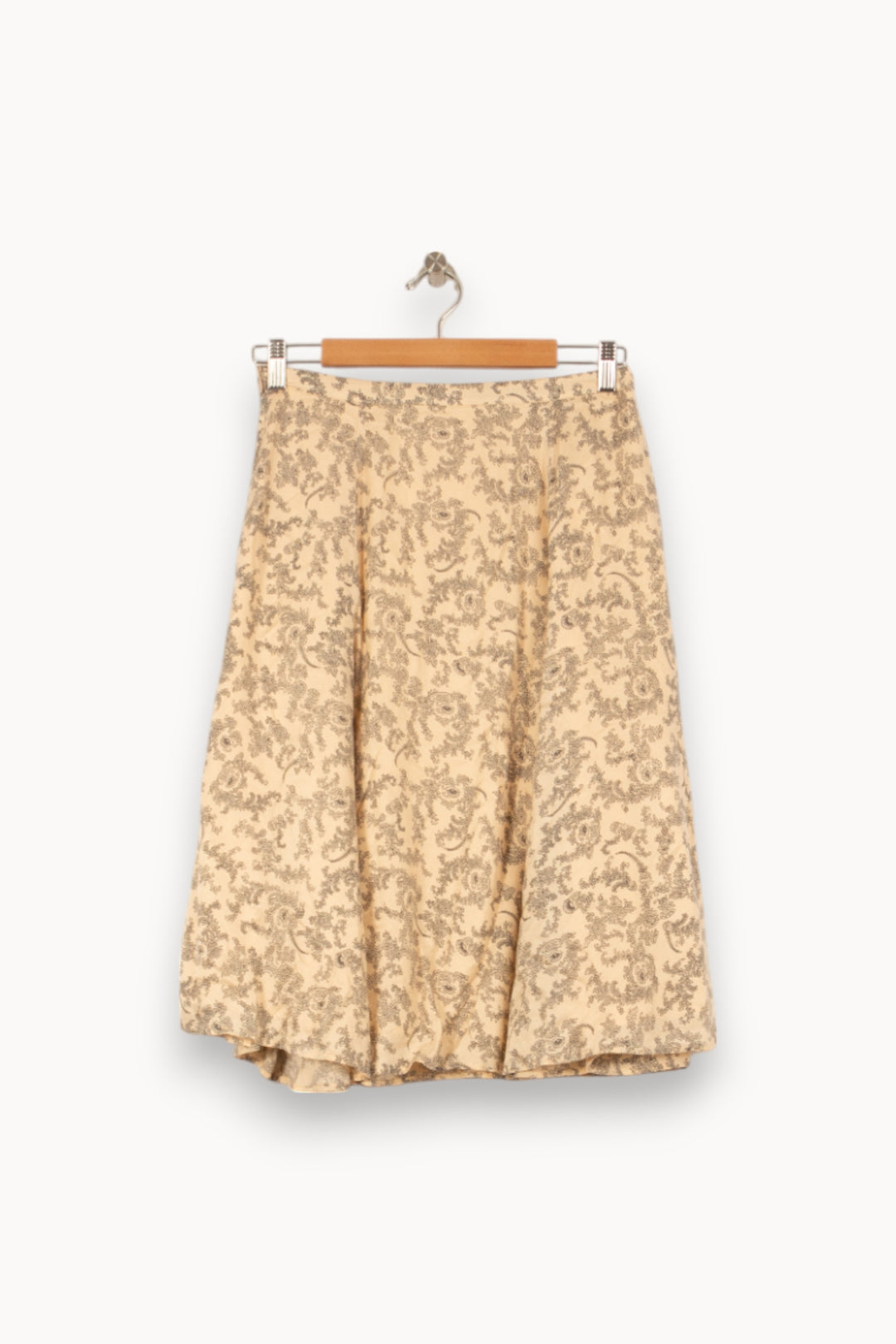 Jupe Longue Beige et Marron - Taille M/38 de la marque Comptoir des Cotonniers | PARAD39540 - Vendu par Paradigme - Image 4