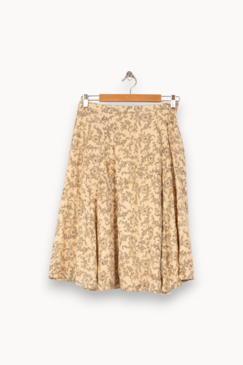 Jupe Longue Beige et Marron - Taille M/38 de la marque Comptoir des Cotonniers | PARAD39540 - Vendu par Paradigme - Image 2