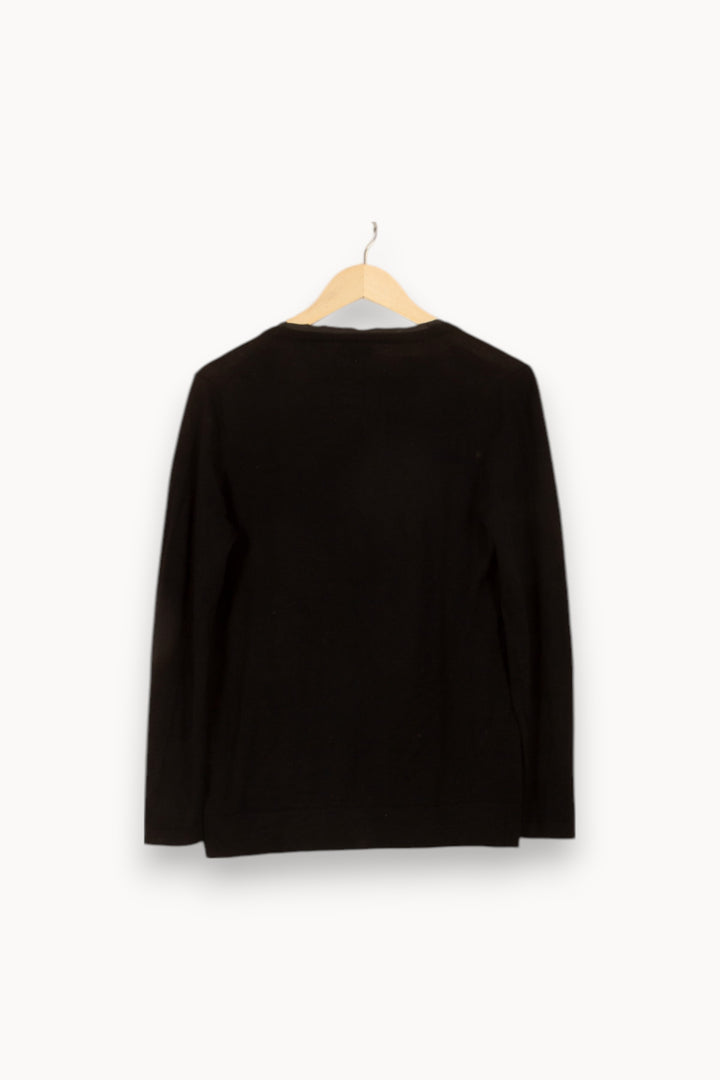 Cardigan Noir - Taille L/40 de la marque Caroll | PARAD39544 - Vendu par Paradigme - Image 4