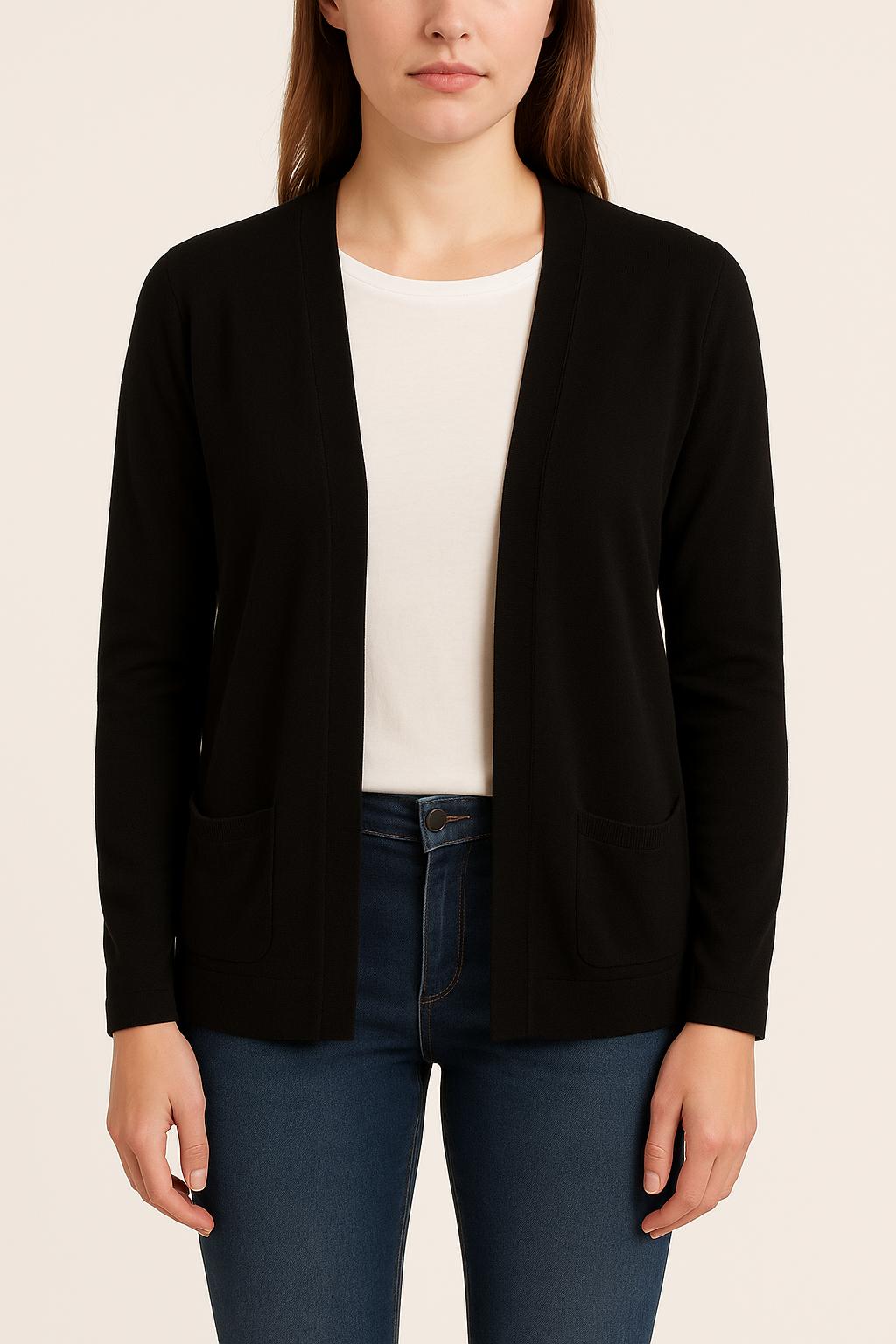 Cardigan Noir - Taille L/40 de la marque Caroll | PARAD39544 - Vendu par Paradigme - Image 1