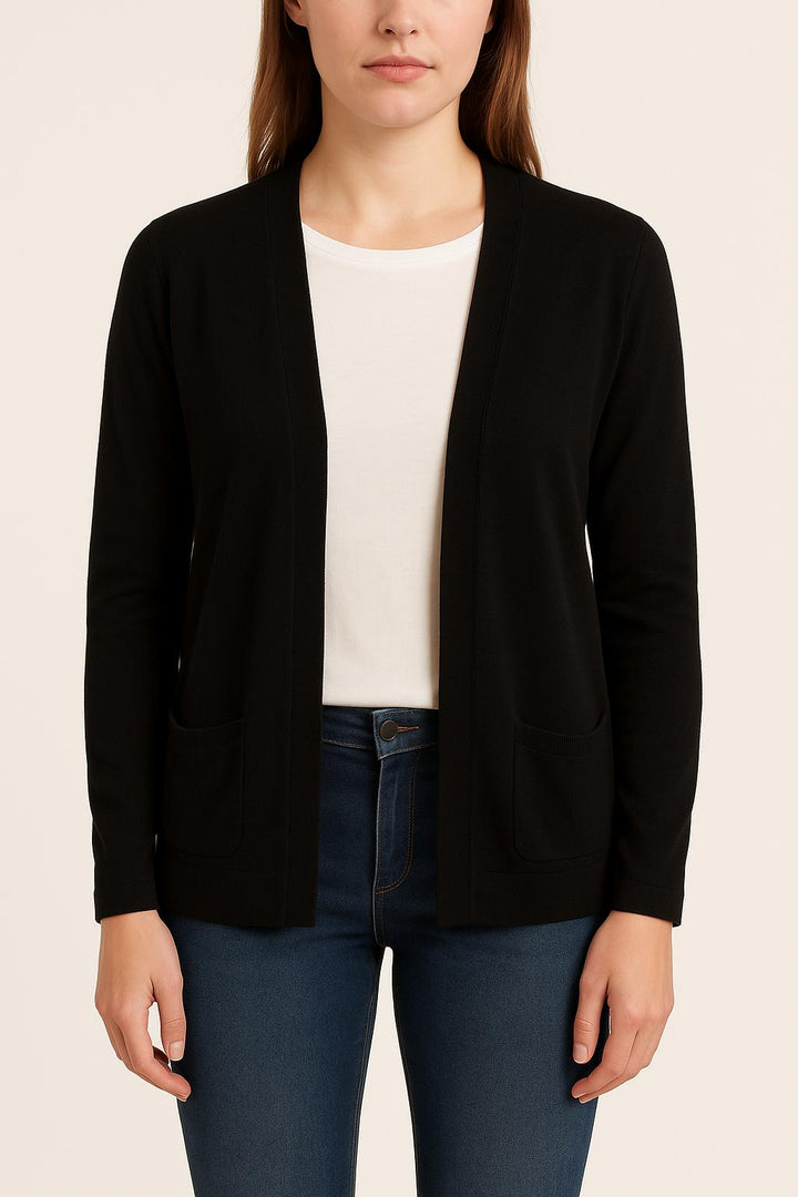 Cardigan Noir - Taille L/40 de la marque Caroll | PARAD39544 - Vendu par Paradigme - Image 1