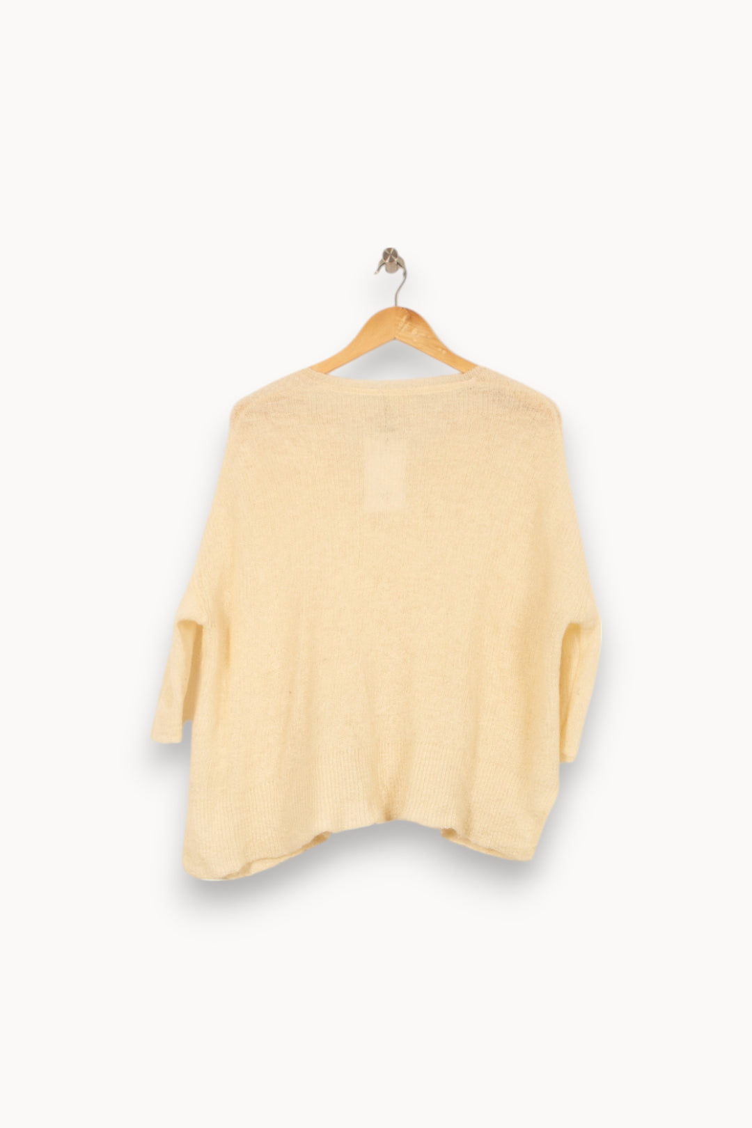 Pull Blanc - Taille XS/34 de la marque American Vintage | PARAD39546 - Vendu par Paradigme - Image 4