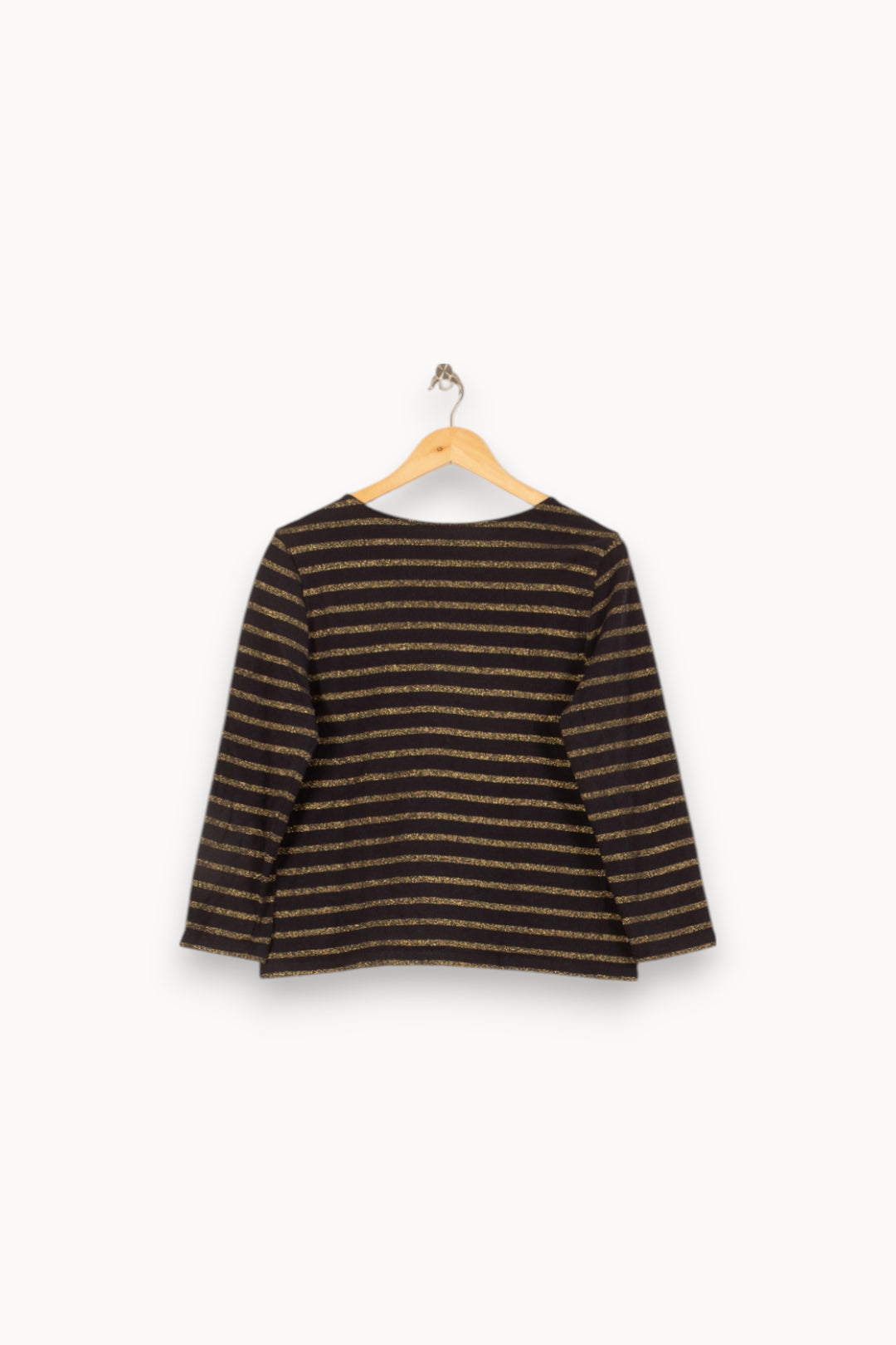 Marinière Noir et Doré - Taille L/40 de la marque Sézane | PARAD39547 - Vendu par Paradigme - Image 4