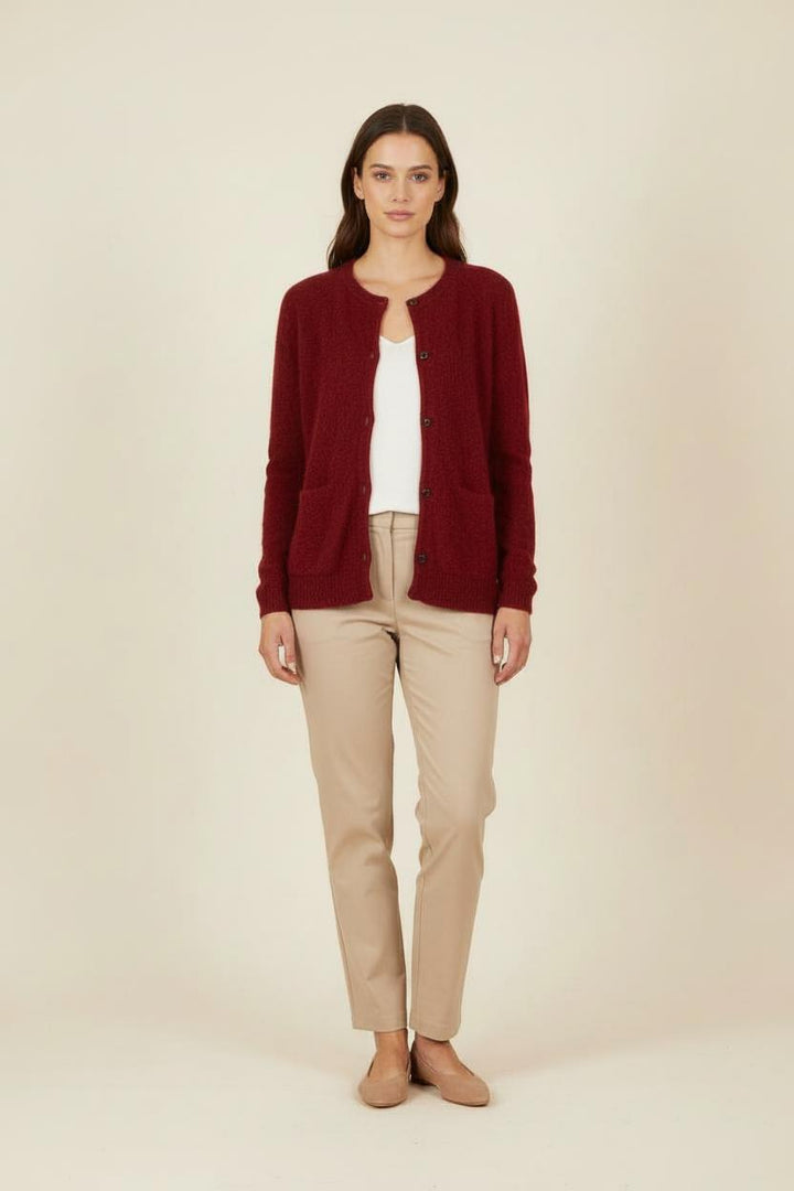 Cardigan Bordeaux - Taille XL/42