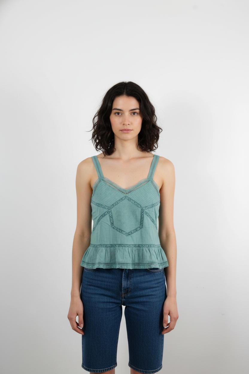 Débardeur Vert - Taille S/36