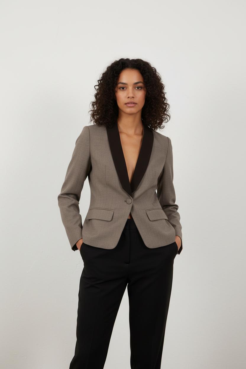 Blazer Gris et Noir - Taille S/36