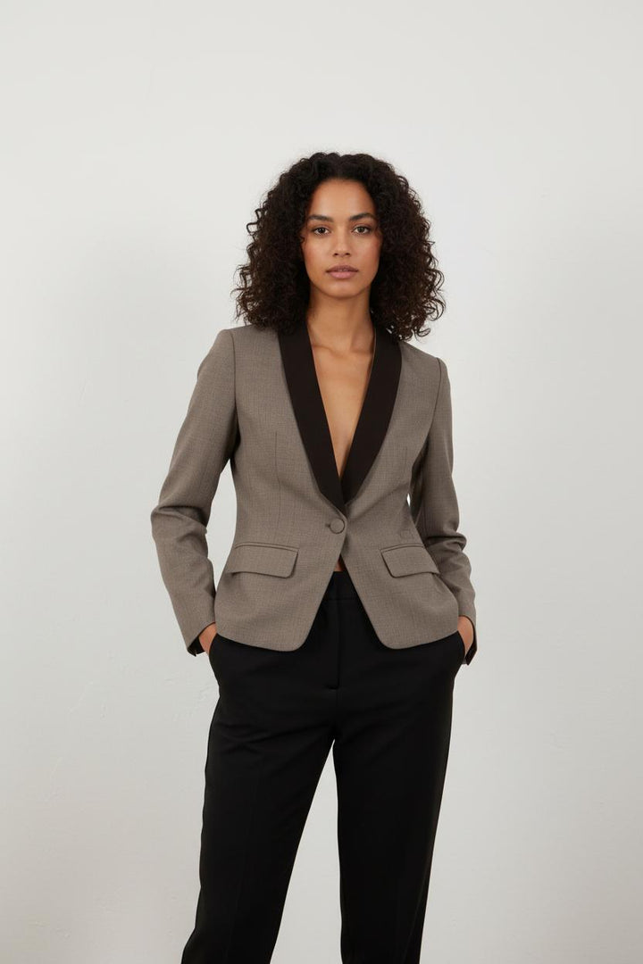 Blazer Gris et Noir - Taille S/36