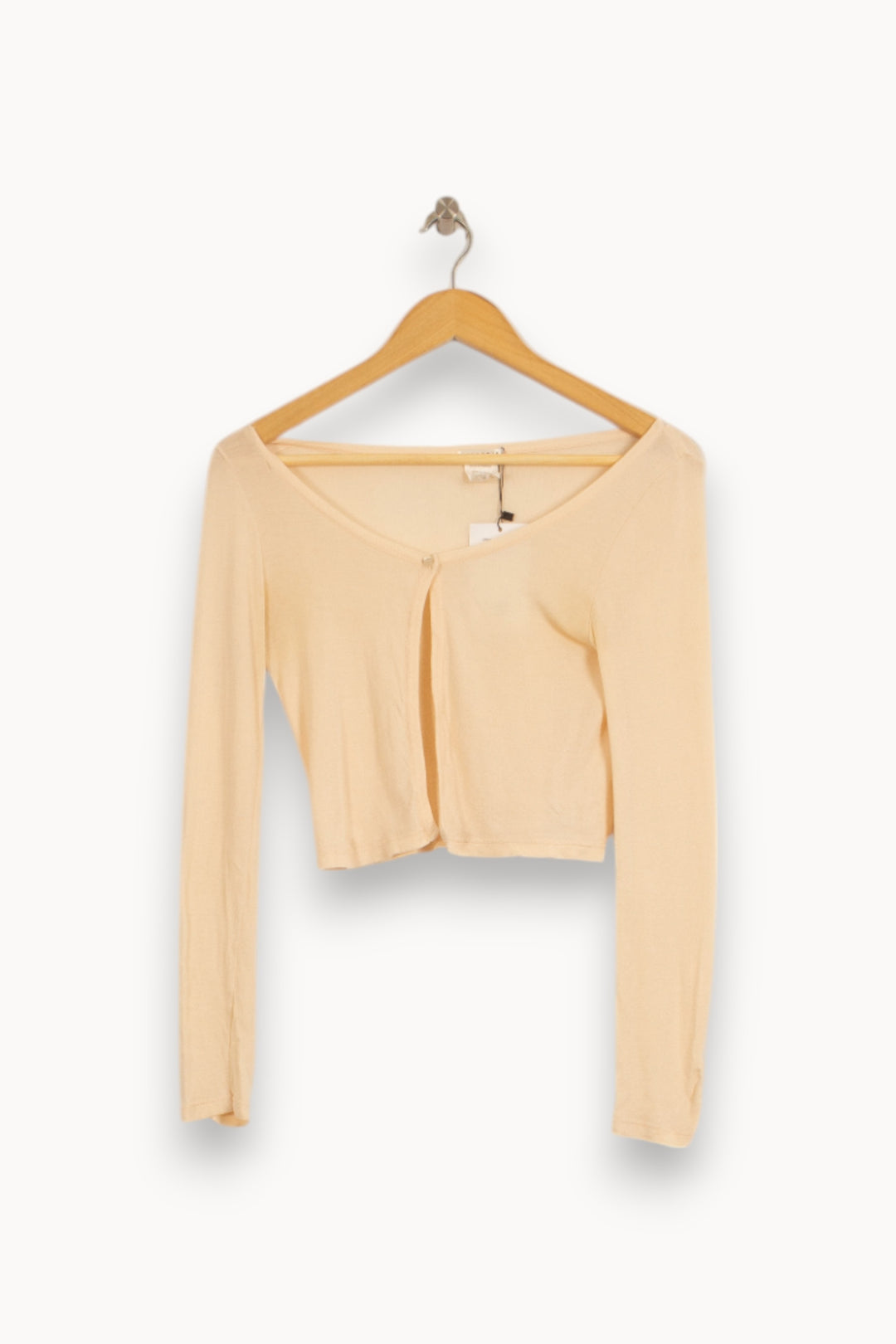 Cardigan Beige - Taille S/36 de la marque Claudie Pierlot | PARAD39564 - Vendu par Paradigme - Image 2