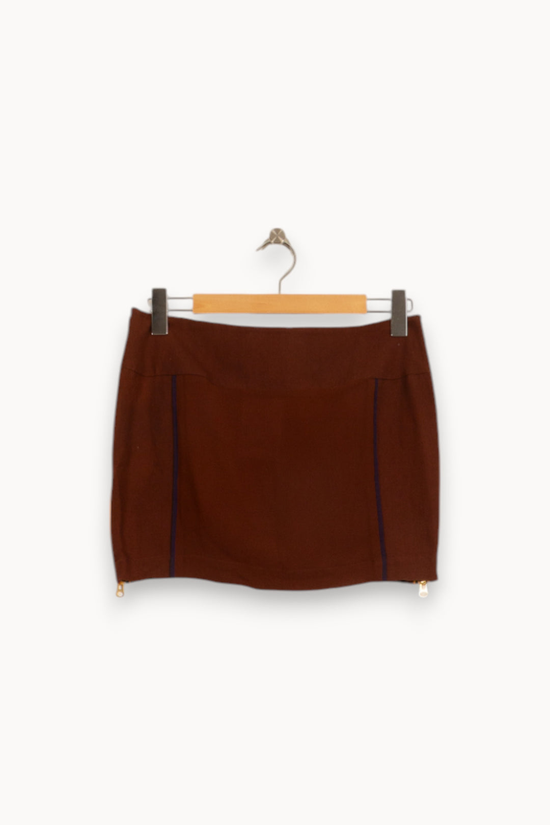 Jupe Courte Marron - Taille M/38 de la marque Heimstone | PARAD39565 - Vendu par Paradigme - Image 4