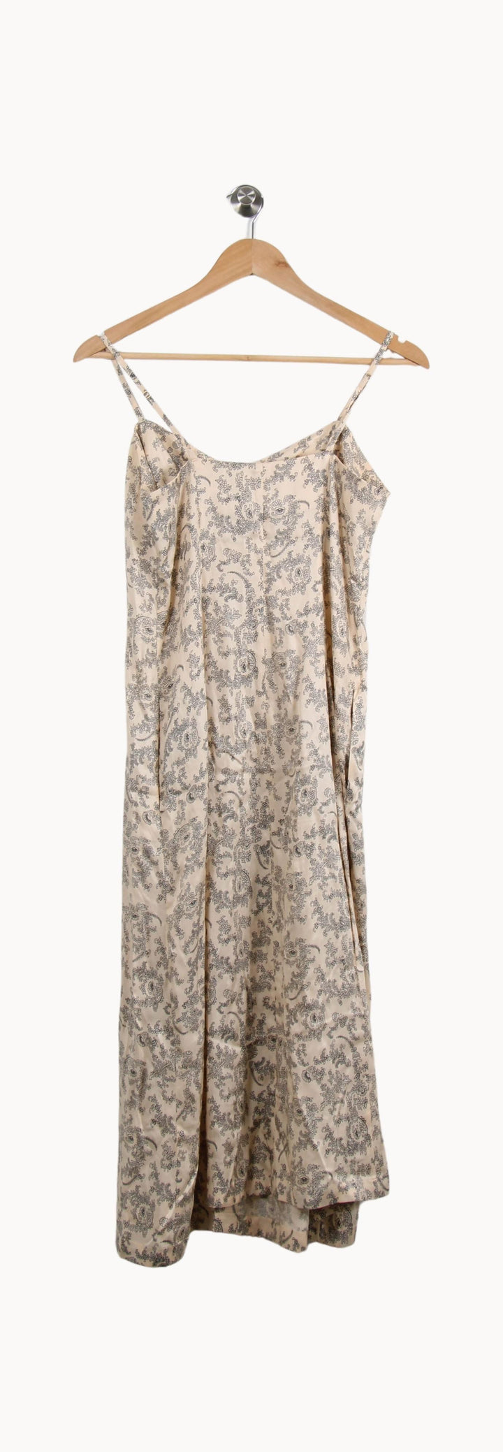 Robe Longue Beige et Noire - Taille S/36 de la marque Comptoir des Cotonniers | PARAD39569 - Vendu par Paradigme - Image 4