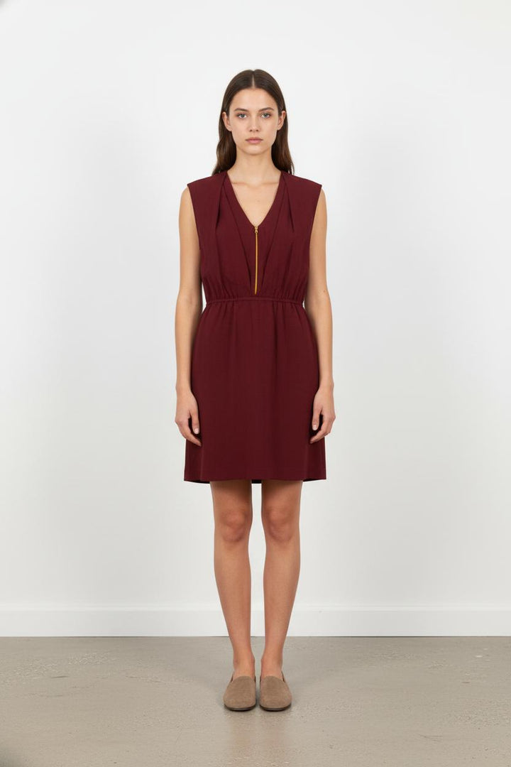 Robe Courte Bordeaux - Taille S/36