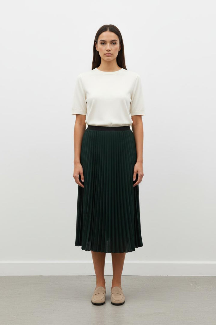 Jupe Plissée Verte - Taille S/36