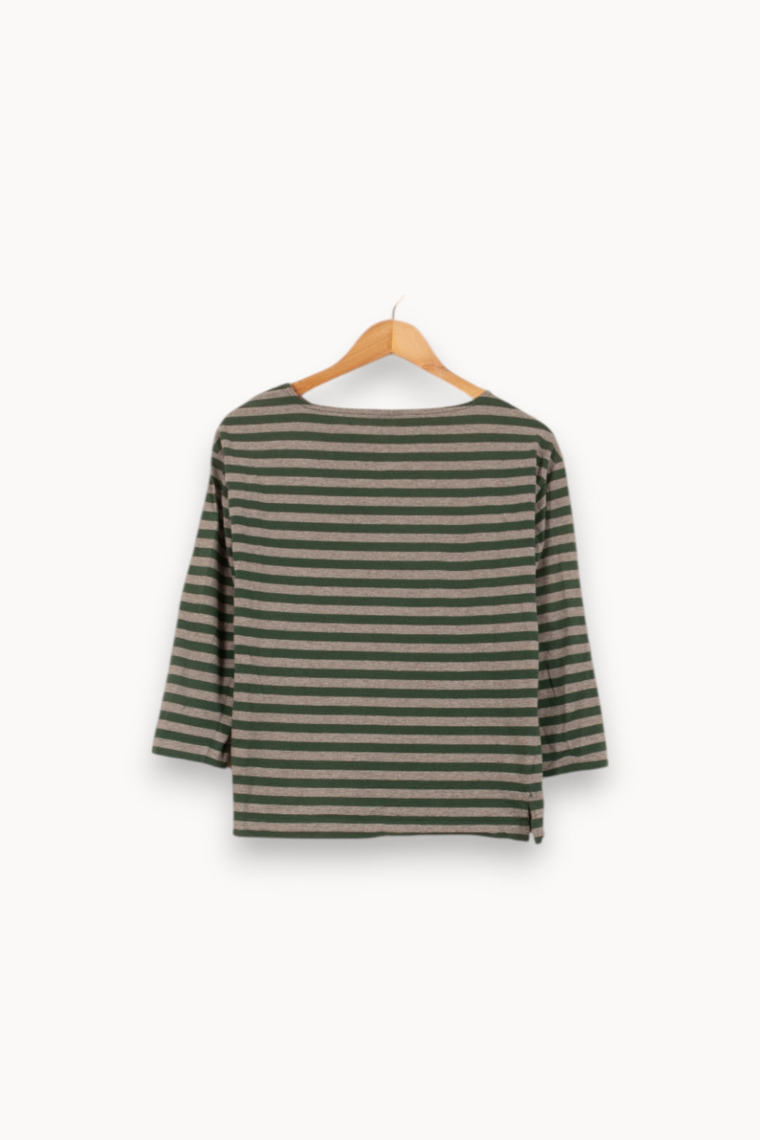 Marinière Verte et Grise - Taille M/38 de la marque Comptoir des Cotonniers | PARAD39584 - Vendu par Paradigme - Image 4
