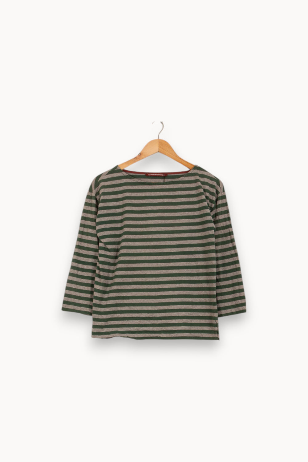Marinière Verte et Grise - Taille M/38 de la marque Comptoir des Cotonniers | PARAD39584 - Vendu par Paradigme - Image 2