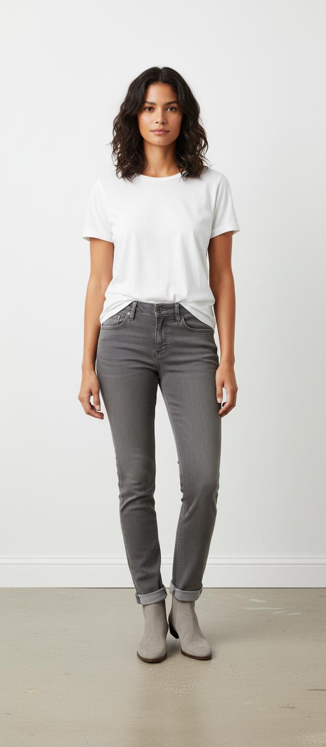 Jean Gris - Taille S/36
