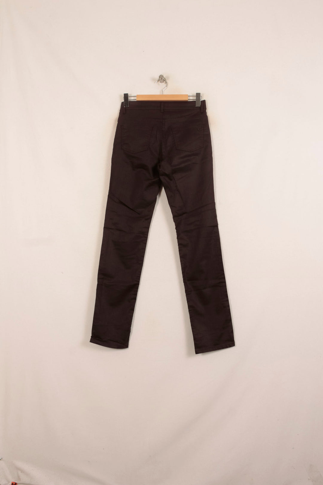 Pantalon Marron - Taille L/40 de la marque Caroll | PARAD39606 - Vendu par Paradigme - Image 4