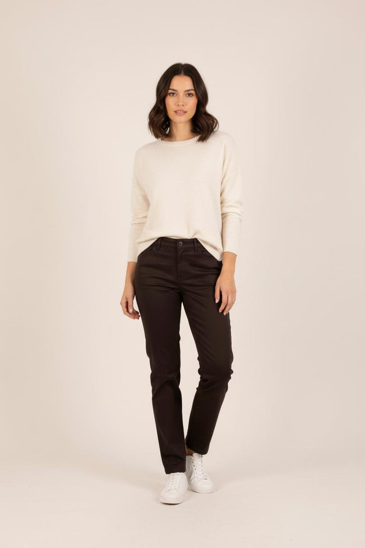 Pantalon Marron - Taille L/40 de la marque Caroll | PARAD39606 - Vendu par Paradigme - Image 1