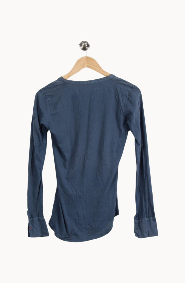 Blouse Bleue - Taille M/38 de la marque Zadig&Voltaire | PARAD39624 - Vendu par Paradigme - Image 4