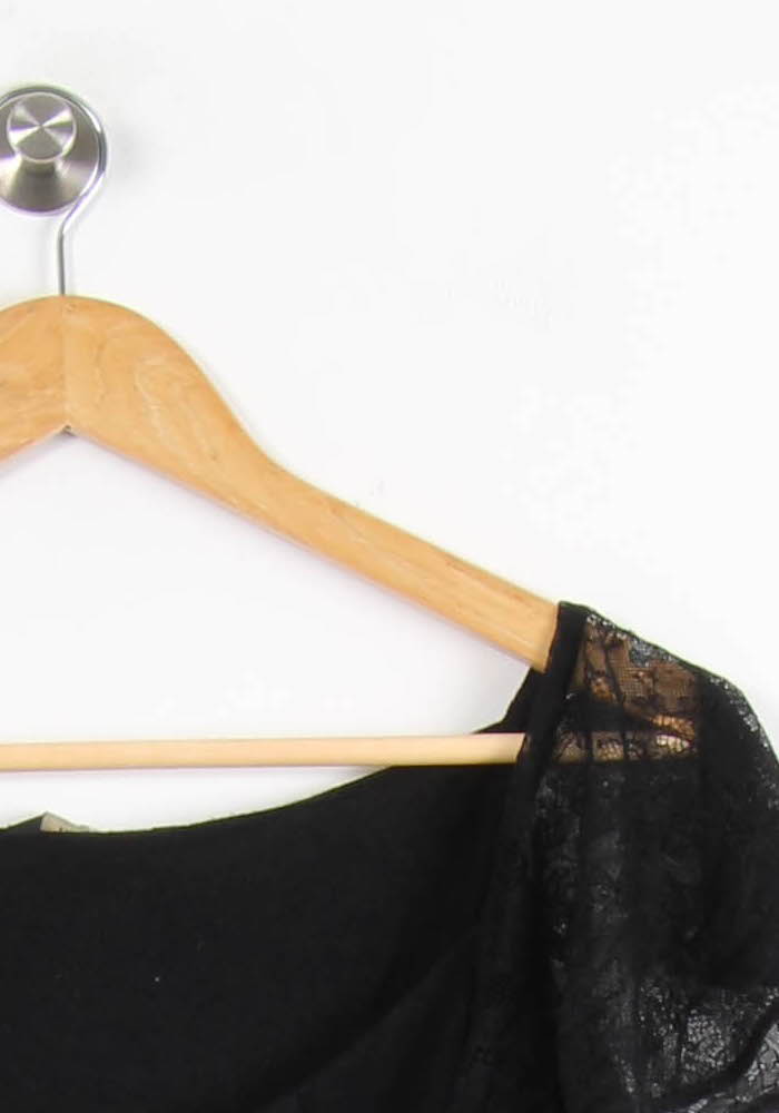 Blouse Noire - Taille M/38 de la marque Tara Jarmon | PARAD39629 - Vendu par Paradigme - Image 3