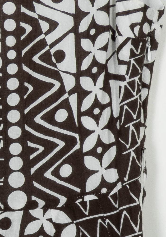 Robe Sans Manches Noire et Blanche - Taille XS/34 de la marque Caroll | PARAD39646 - Vendu par Paradigme - Image 3