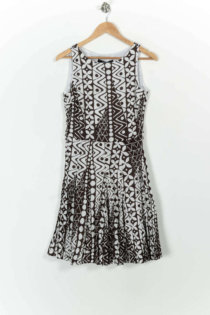 Robe Sans Manches Noire et Blanche - Taille XS/34 de la marque Caroll | PARAD39646 - Vendu par Paradigme - Image 2