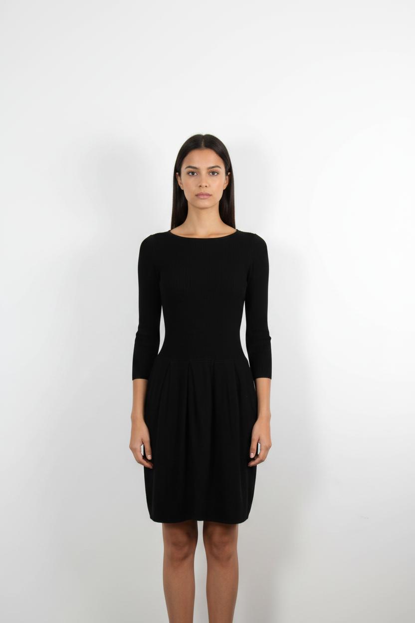 Robe Pull Noire - Taille S/36