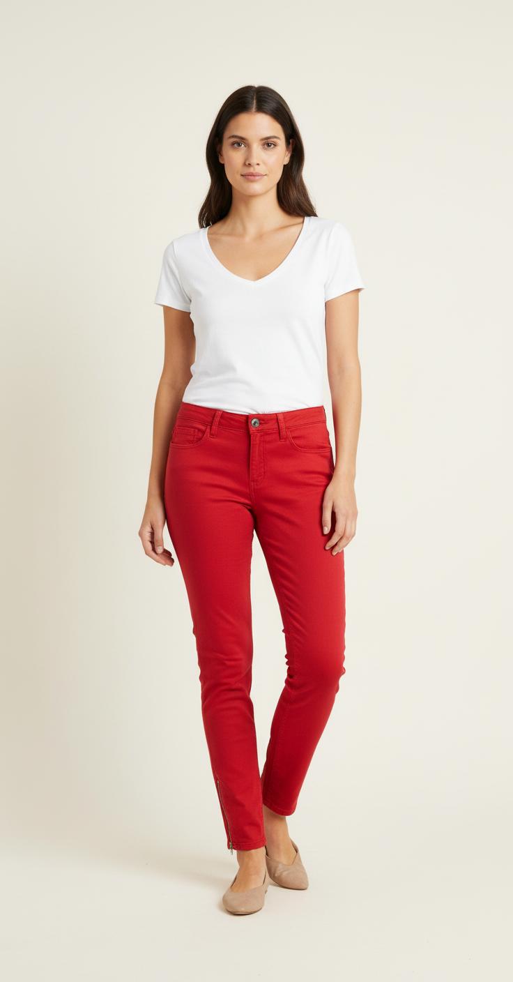 Jean Rouge - Taille S/36